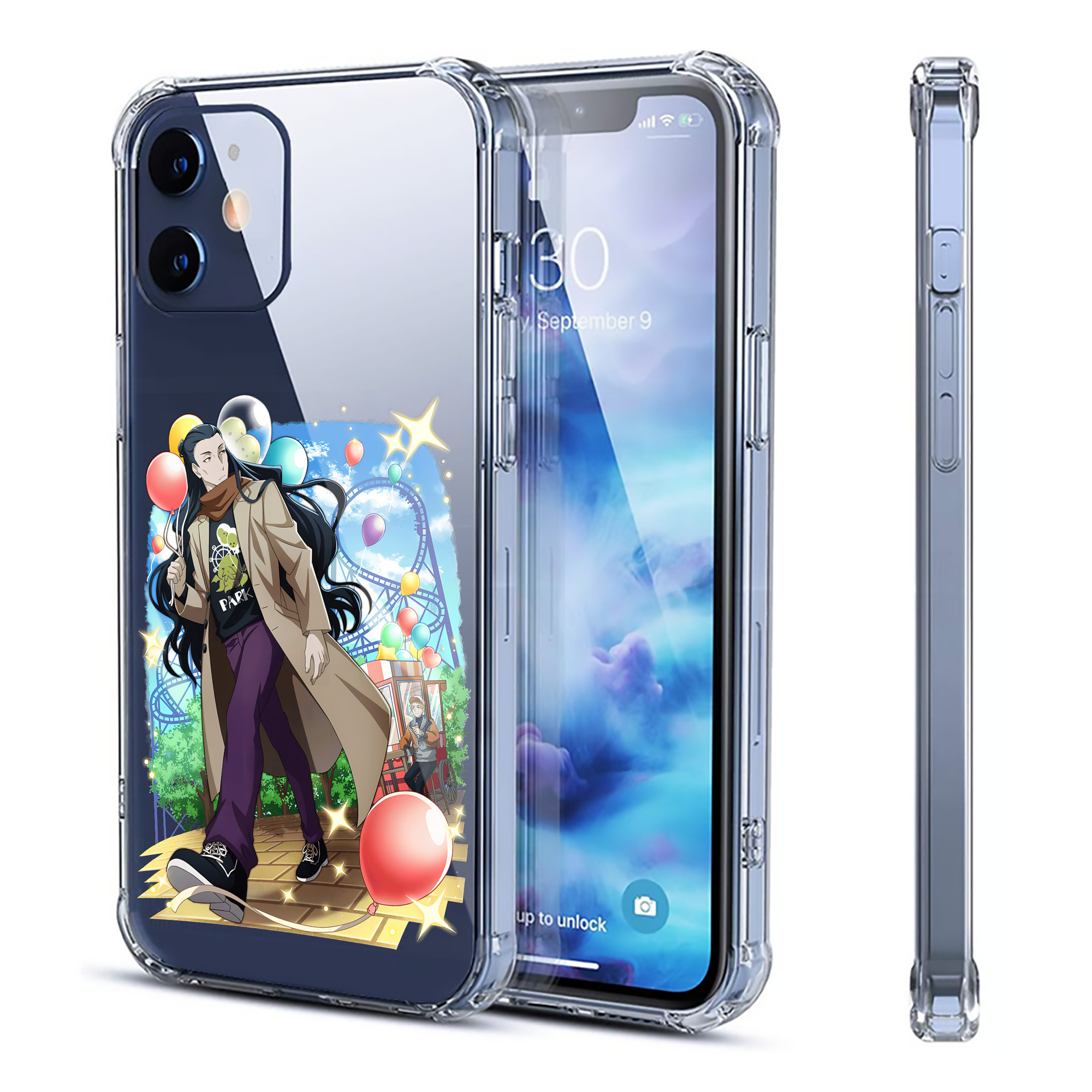 （画像用） 文豪ストレイドッグス Bungo Stray Dogs 【iPhone 12シリーズ対応】透明スマホケース（クリアソフトケース）